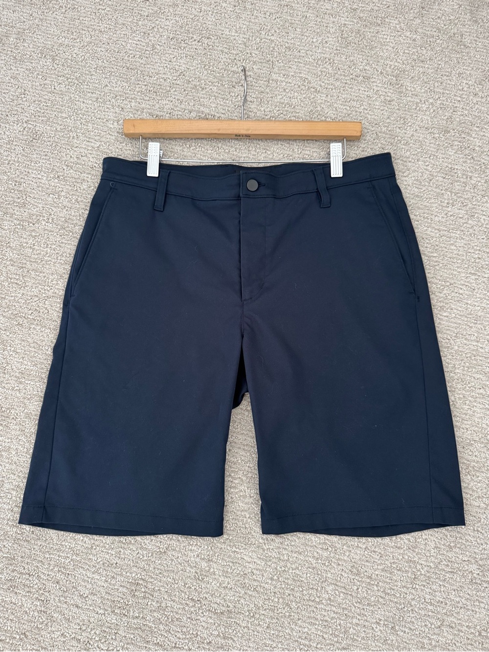 Proof Nomad Shorts Mens 34 Navy Blue Technical Performance 4-Pocket Shorts